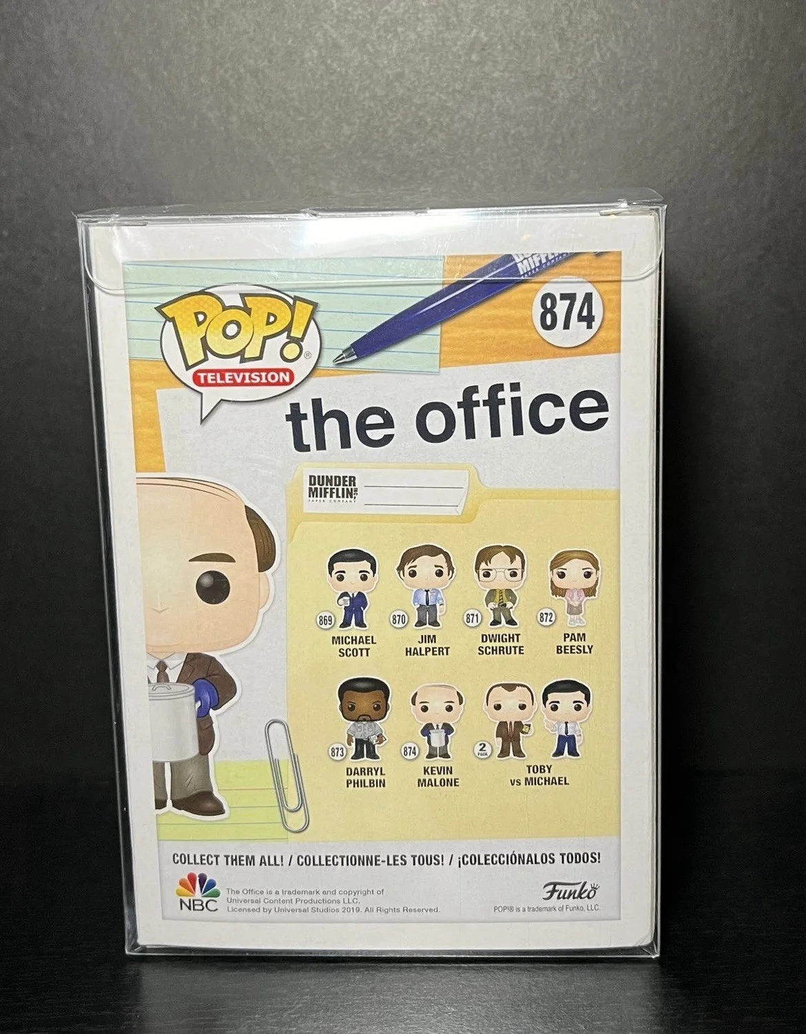 Kevin Malone — The Office : Kevin Malone Funko Pop signed by Brian Baumgartner, image 4