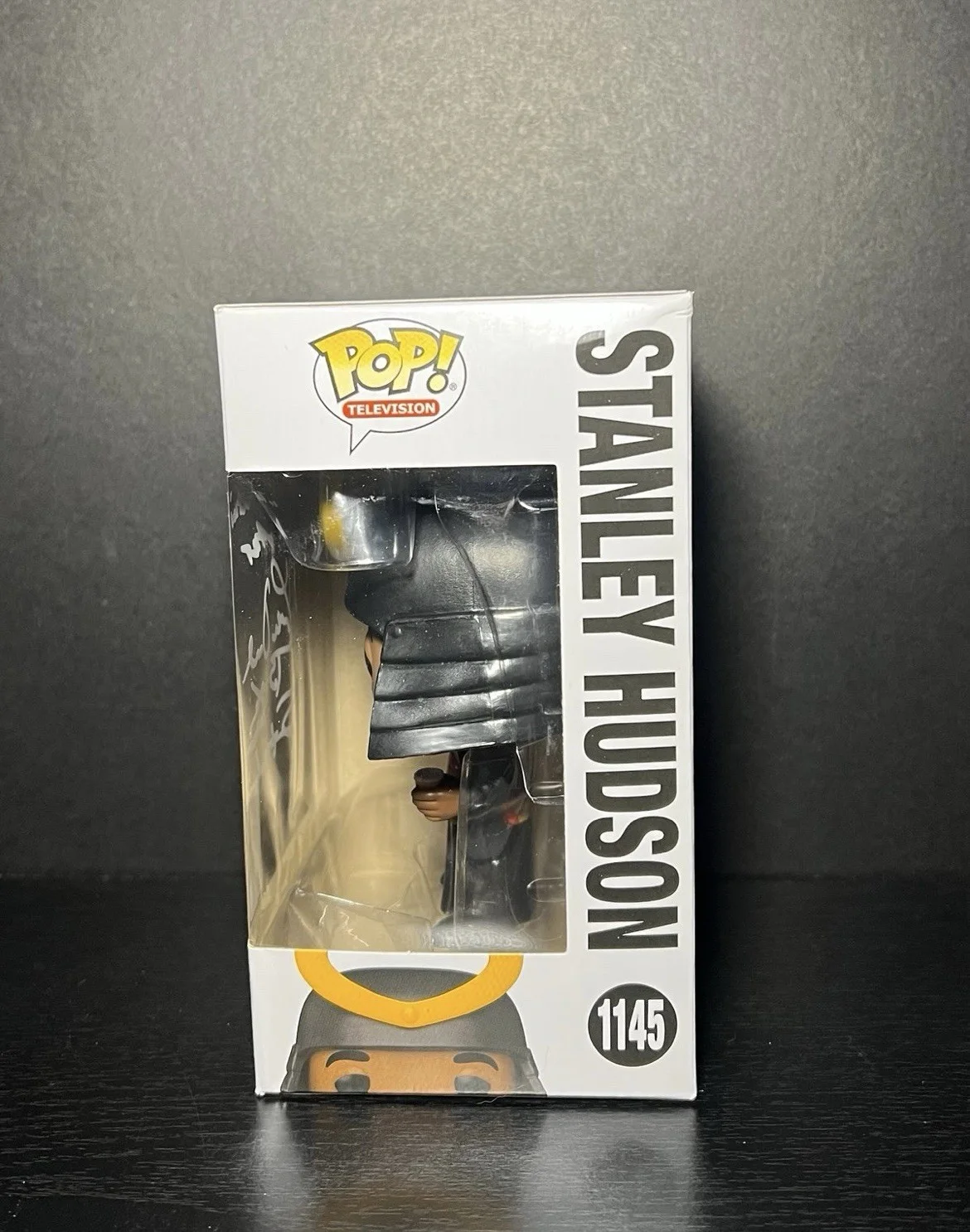 Stanley Hudson — The Office : Stanley Hudson Funko Pop signed by Leslie David Baker, image 2