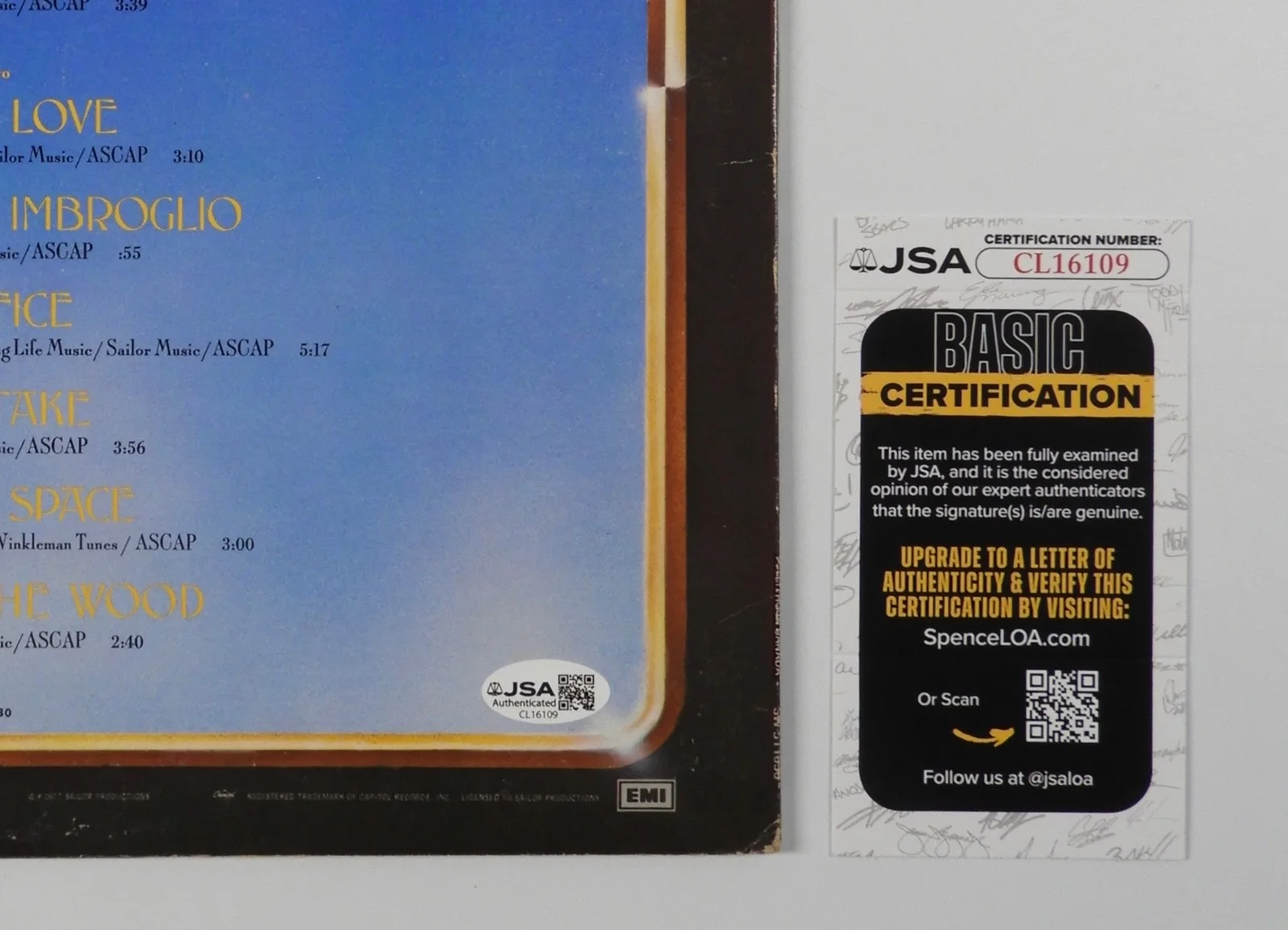 The Steve Miller Band JSA Signed Autograph Album Record Vinyl Book Of Dreams, изображение 3