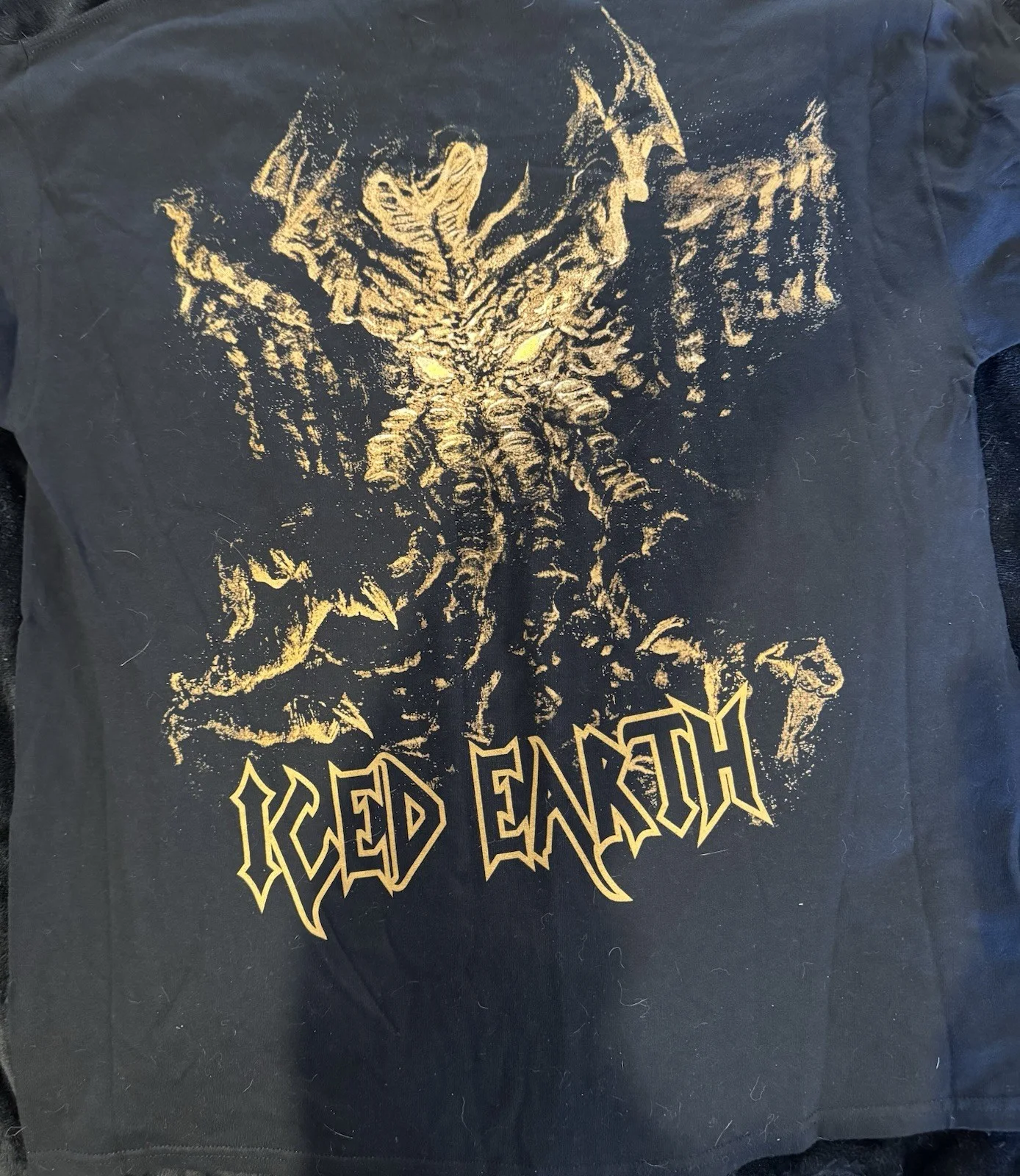 ICED EARTH Signed VIP Package,Autographed ShirtXL , VIP Pass, 7” Demo Vinyl 2014, image 5