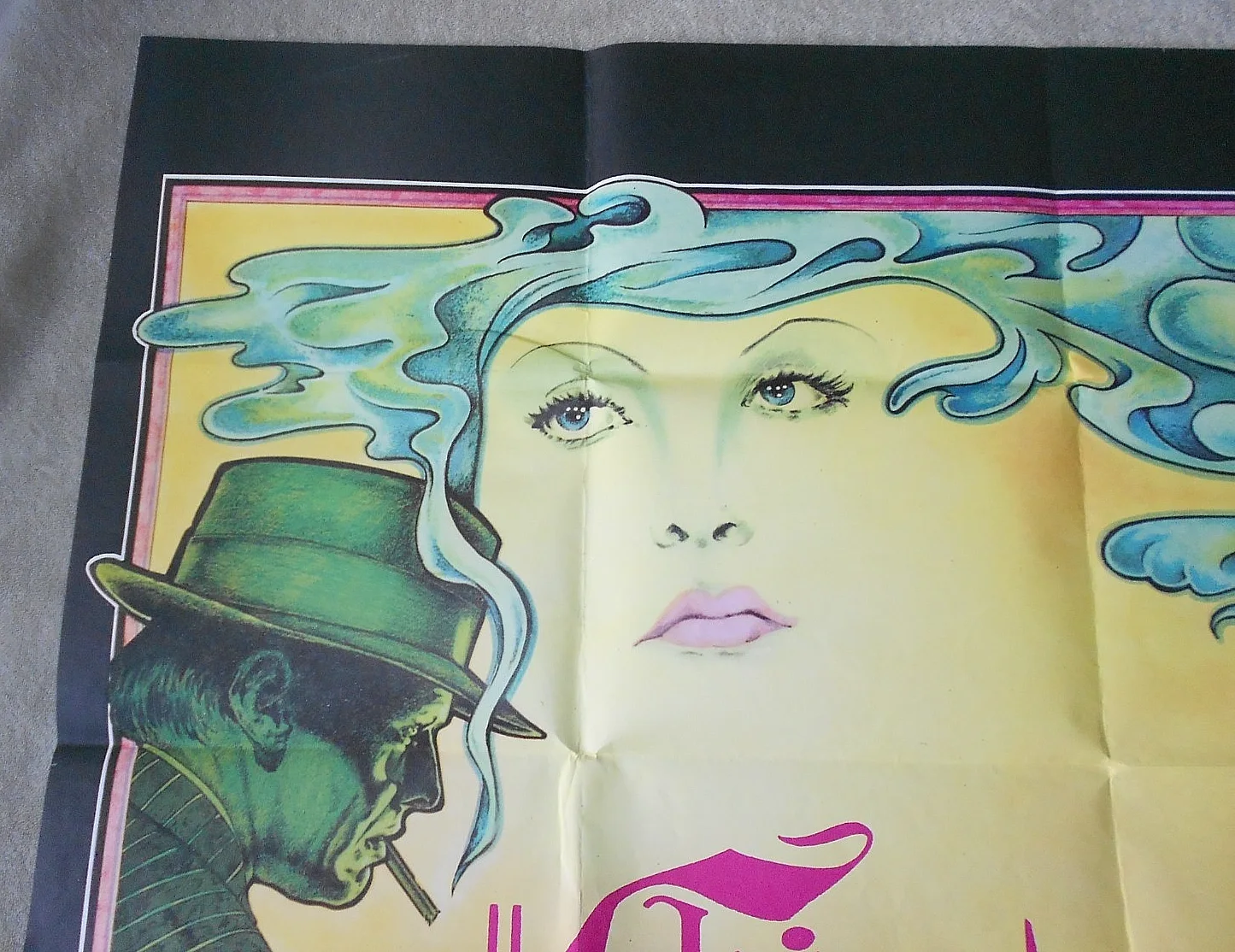"CHINATOWN" ORIGINAL 1974 UK QUAD FILM POSTER. 40 x 30 ins. FINE CONDITION, изображение 2