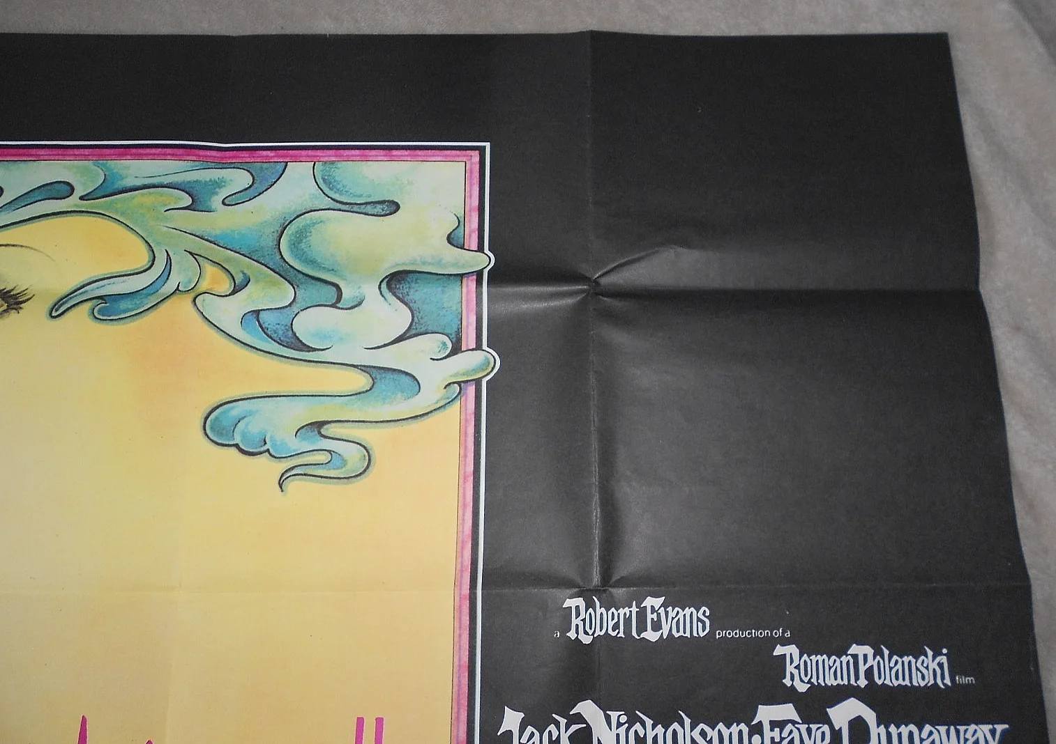 "CHINATOWN" ORIGINAL 1974 UK QUAD FILM POSTER. 40 x 30 ins. FINE CONDITION, изображение 3