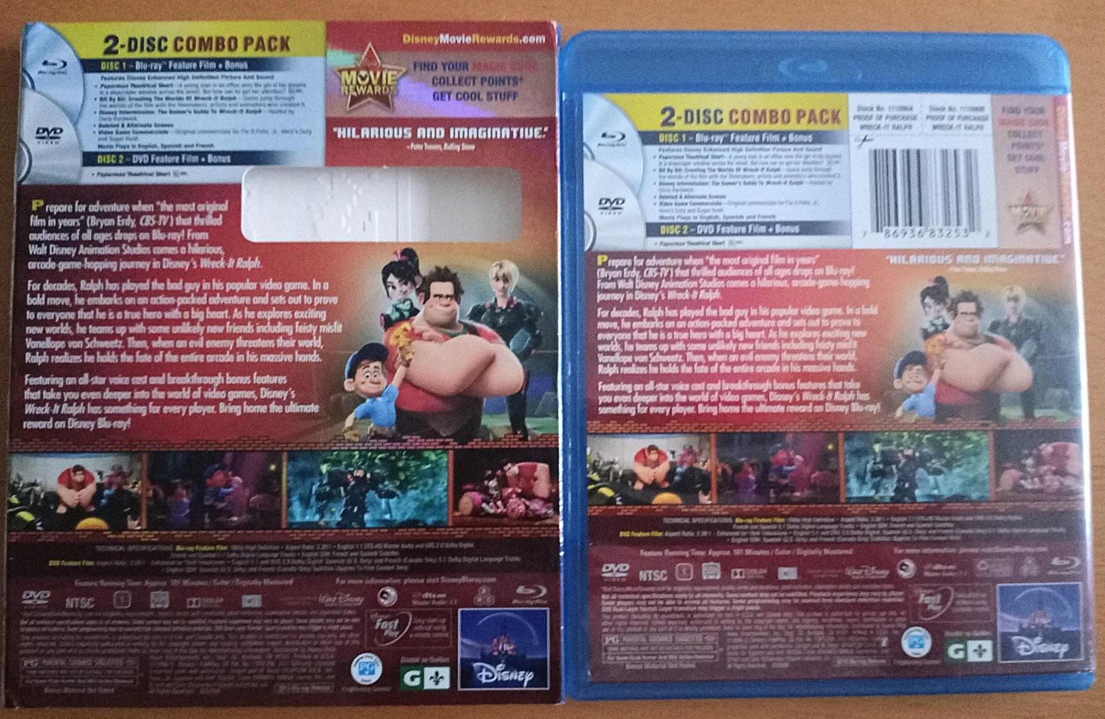 Sarah Silverman — Wreck It Ralph signed bluray Sarah Silverman slipcover, image 2
