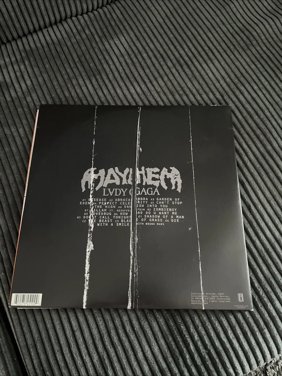 Lady Gaga Signed Mayhem Vinyl Album JSA COA 2025 Musician Star Is Born, изображение 5