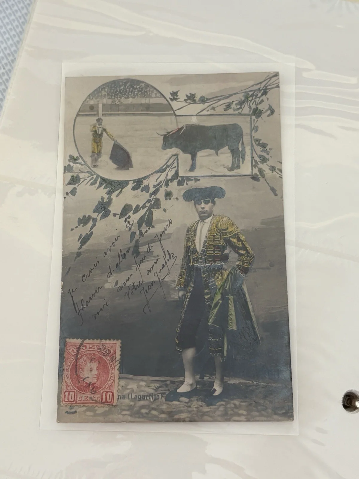 Autographed Matador Postcard Jean, image 4