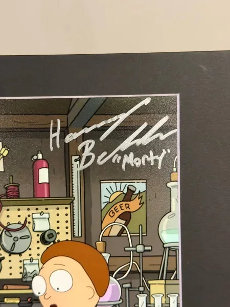 Ian Cardoni — Ian Cardoni & Harry Belden Signed Rick and Morty 8x10 Photo, image 3