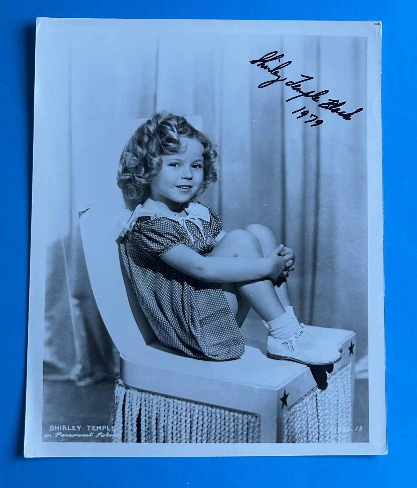 Ambassador Shirley Tempe Black — Shirley Temple Black (Child Star, US Ambassador) Autographed Signed Photograph 3