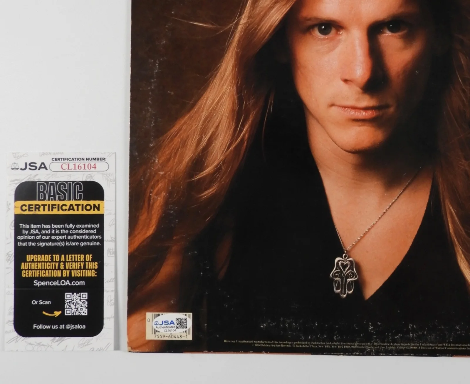 Steve Morse Band JSA Signed Autograph Album Record Vinyl Stand Up, image 3