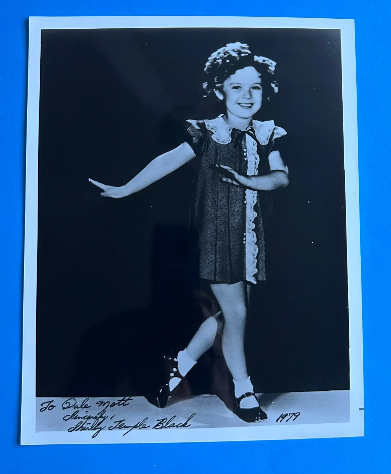 Ambassador Shirley Tempe Black — Shirley Temple Black (Child Star, US Ambassador) Autographed Signed Photograph 2