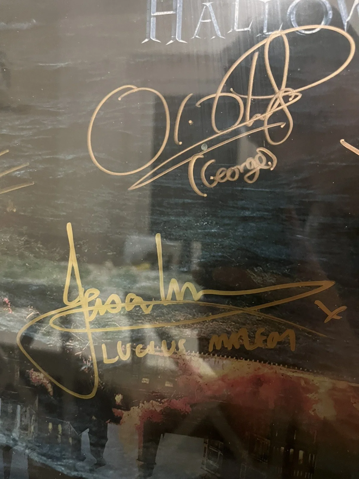 Harry Potter and the Deathly Hallows cast signed poster 61x91.5cm, изображение 4