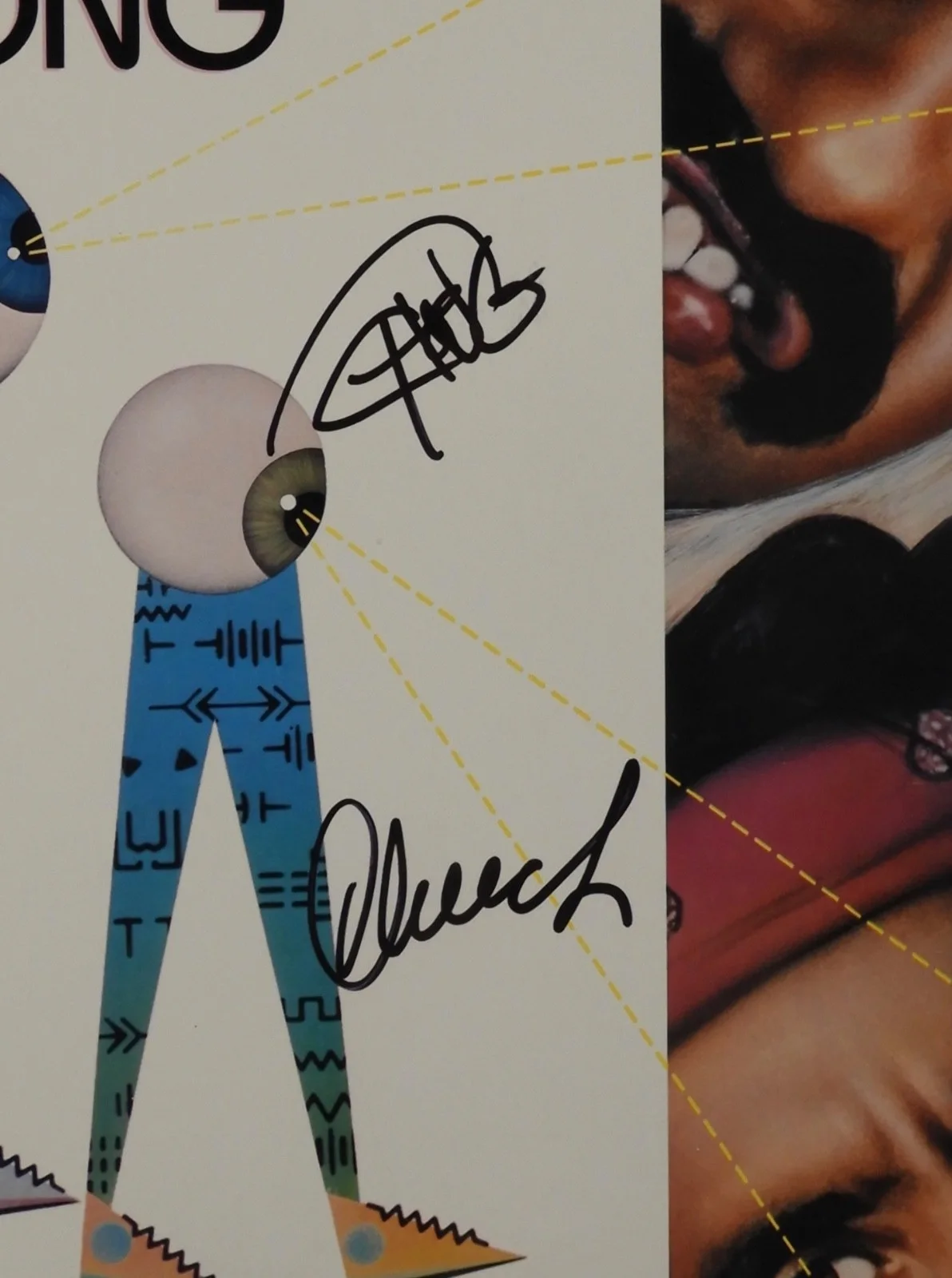 Cheech & Chong JSA Signed Autograph Record Vinyl Get Out Of My Room, image 2
