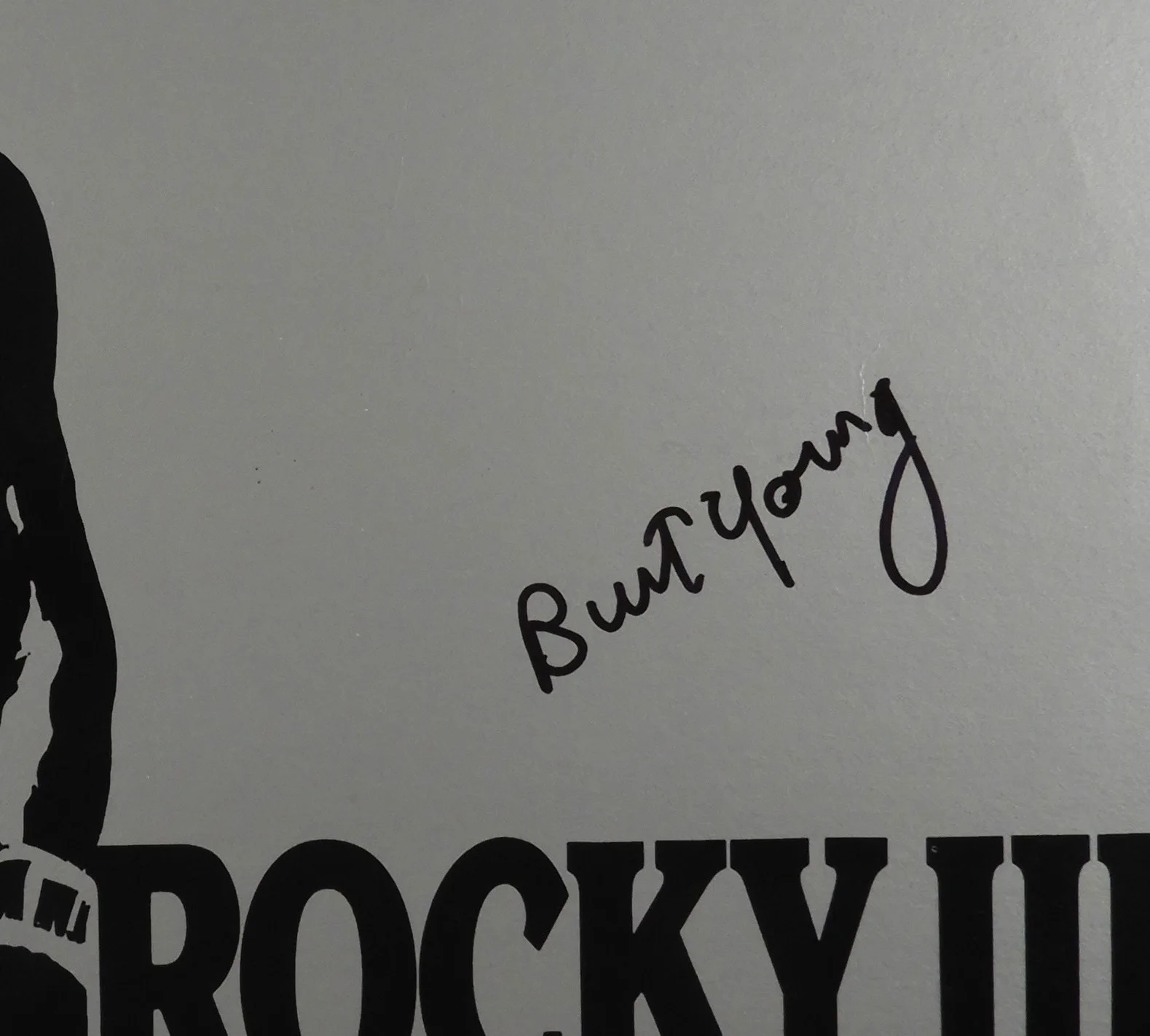 Rocky III Burt Young JSA Signed Autograph Record Vinyl Soundtrack, image 2