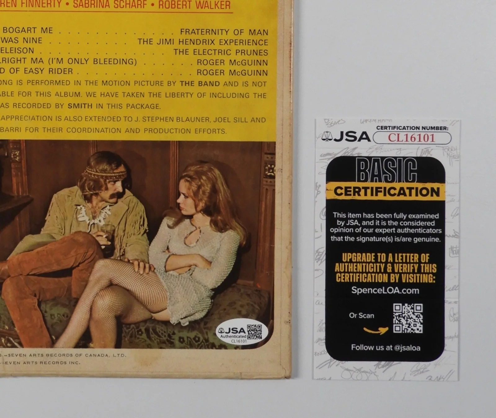 Easy Rider John Kay Steppenwolf JSA Signed Autograph Record Vinyl Soundtrack, изображение 3