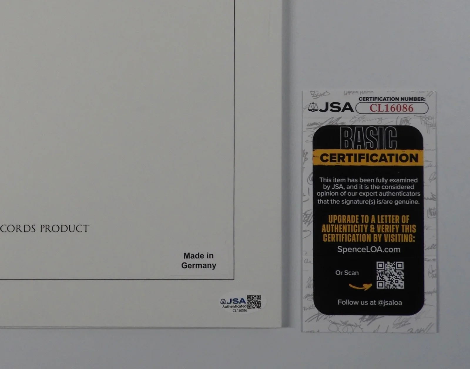 Peter Hook JSA Signed Autograph Album Record Vinyl Closer, image 3