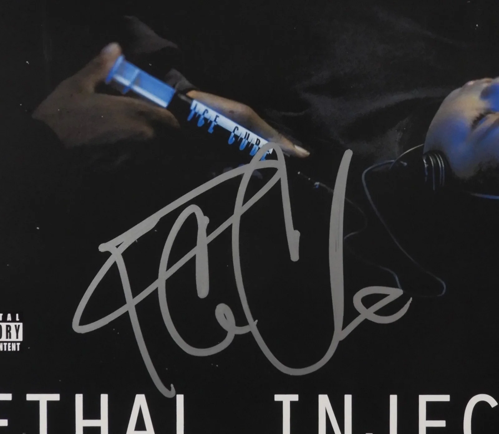 Ice Cube JSA Fully Signed Autograph Record Album Vinyl Lethal Injection, image 2