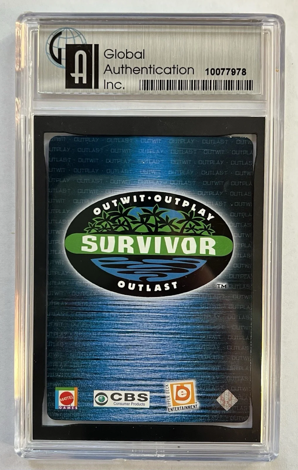 Colby Donaldson — Colby Donaldson Autographed Survivor: Australian Outback Upper Deck Trading Card, image 2