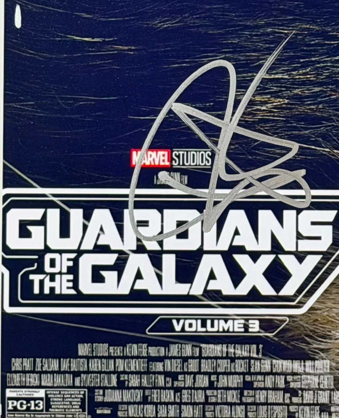 Bradley Cooper, James Gunn — Bradley Cooper & James Gunn Signed 8x11 Guardians Vol. 3 Dolby Photo COA, изображение 2