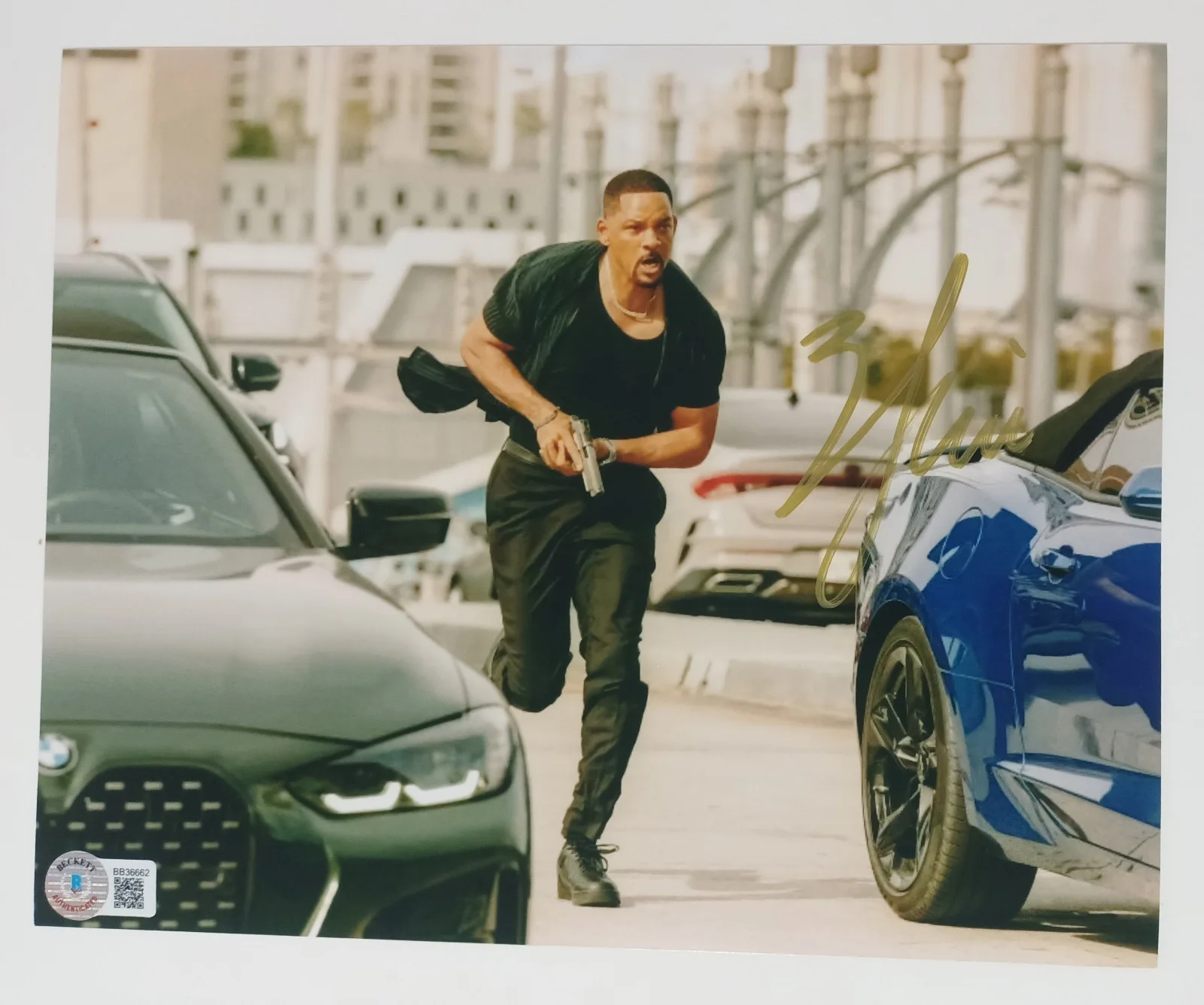 Will Smith Signed Photo Autographed Bed Boys with COA Certified Authentic, image 2