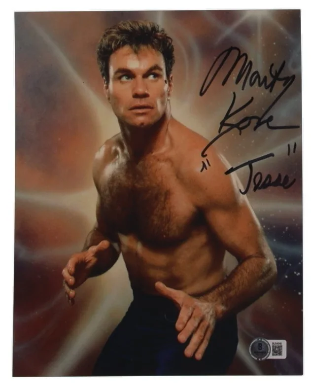 MARTIN KOVE — MARTIN KOVE 'Jesse' Signed Hard Time on Planet Earth 8x10 Photo (Beckett)