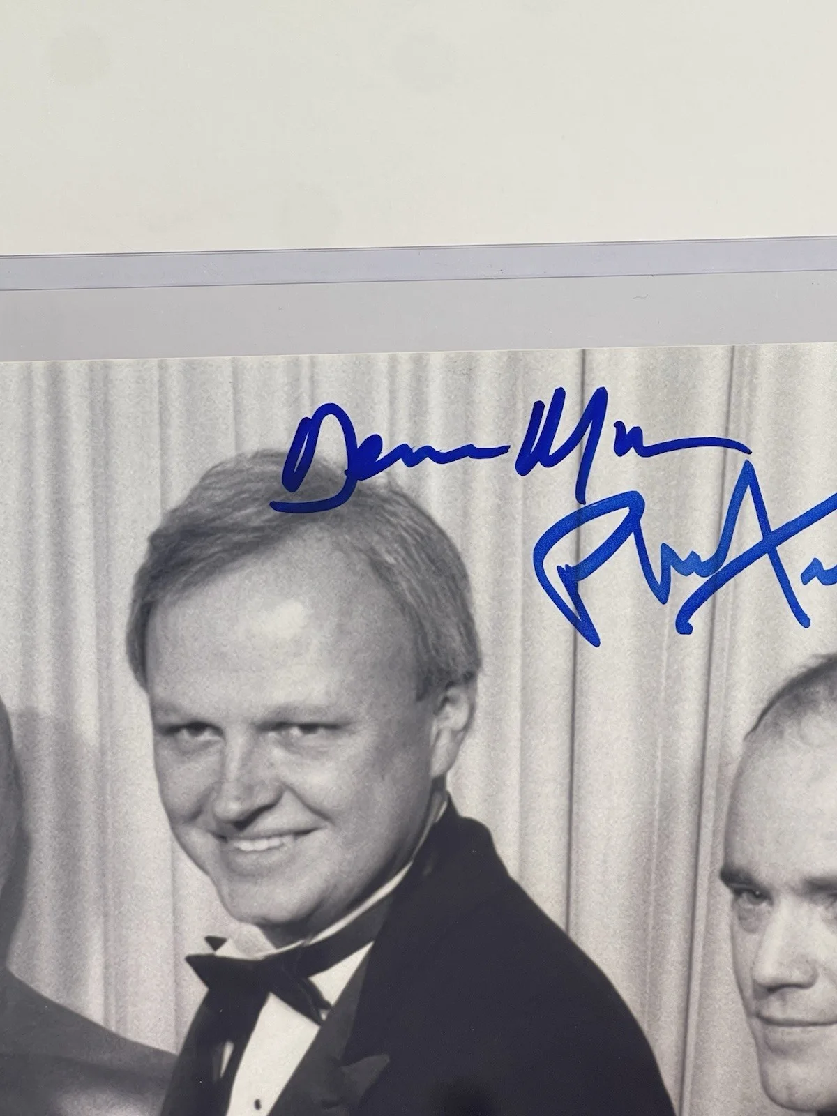 Richard Edlund Phil Tippett Dennis Muren — EDLUND MUREN TIPPETT SIGNED 11x14 PHOTO ILM OSCAR STAR WARS 1983 ROTJ SWAU BAS, изображение 3