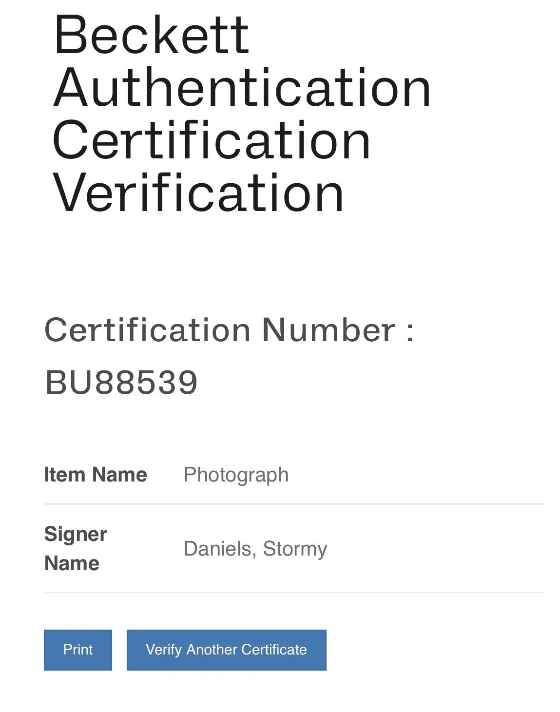 Stormy Daniels — STORMY DANIELS Signed ADULT STAR TRUMP Sexy 8x10 Photo Autograph BAS Beckett COA, изображение 3