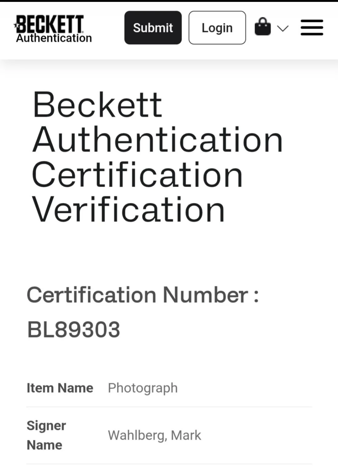 MARK WAHLBERG Signed/Autographed "Mile 22" 8x10 Premium Photo Beckett BAS COA MT, изображение 5