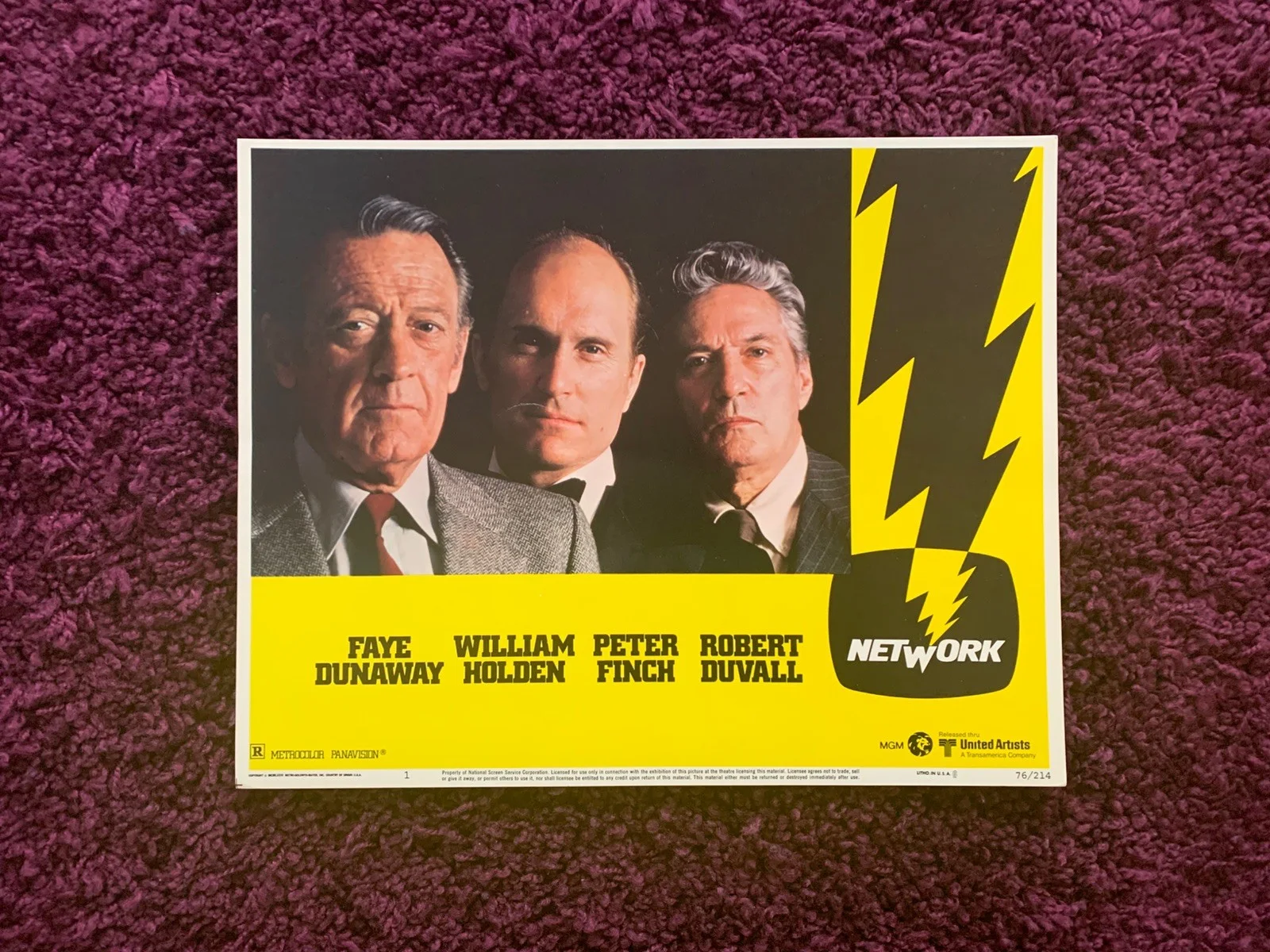Network 1-8 Full Set US lobby cards 1976, image 2