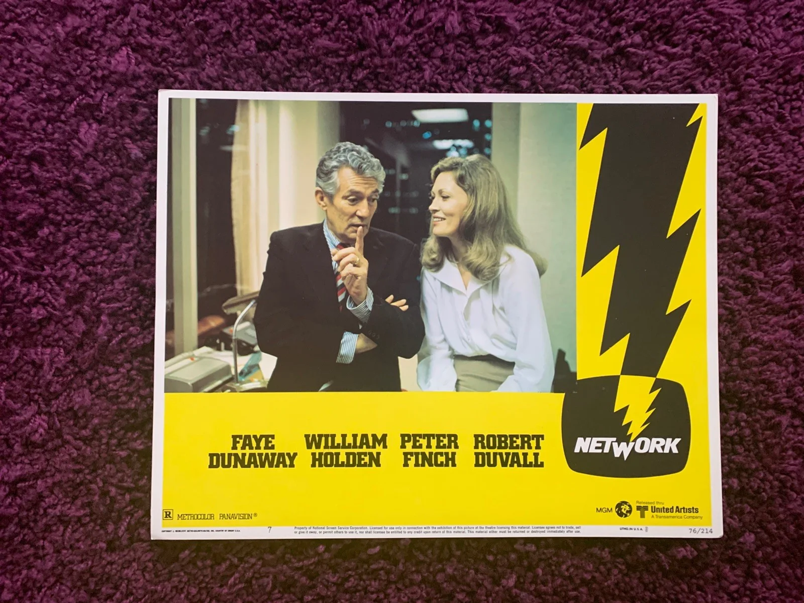 Network 1-8 Full Set US lobby cards 1976, image 4