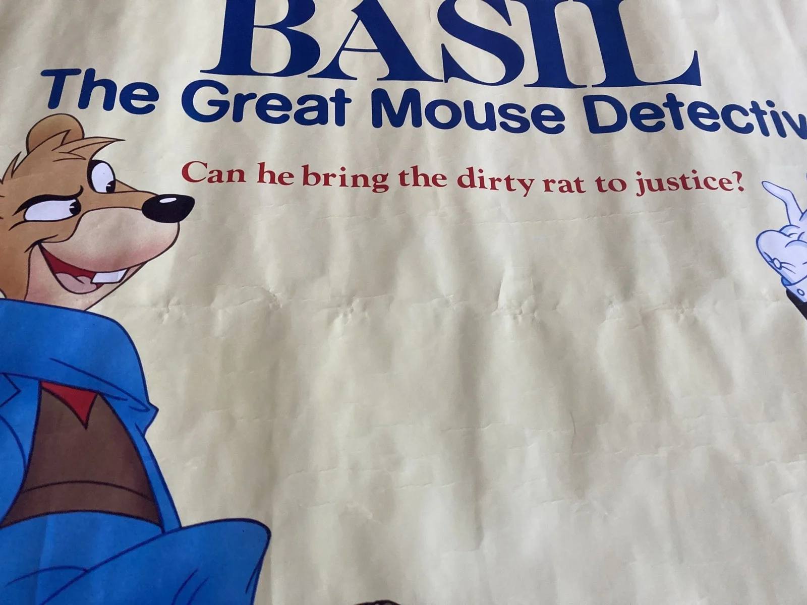 Basil: The Mouse Detective Original UK Quad Poster, image 5