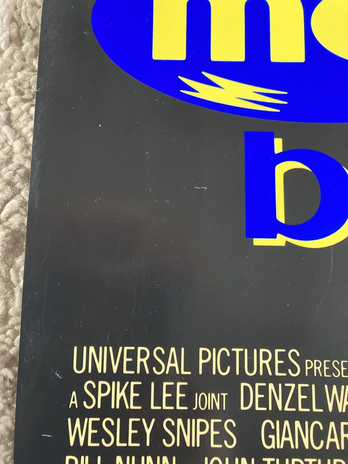 Mo Better Blues Original UK Quad Poster, image 2