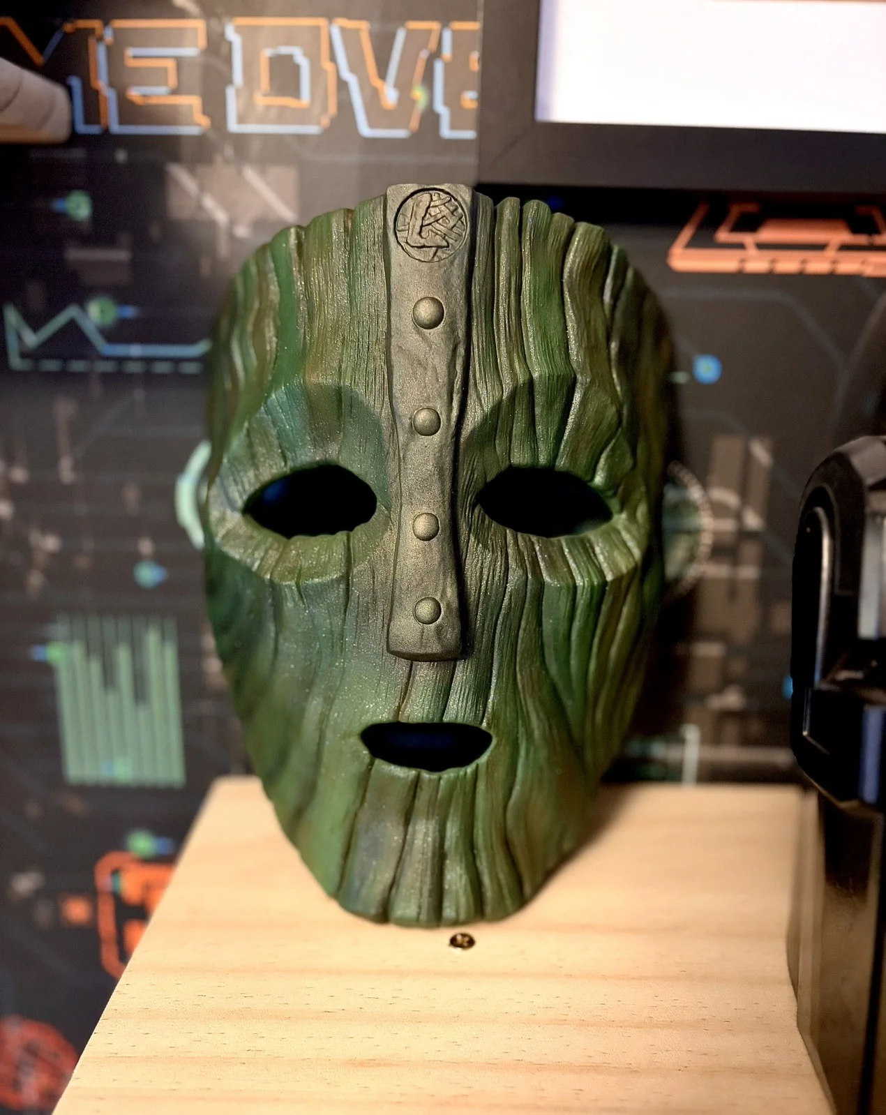 Loki's Mask 3D Printed Movie Prop Replica, image 2