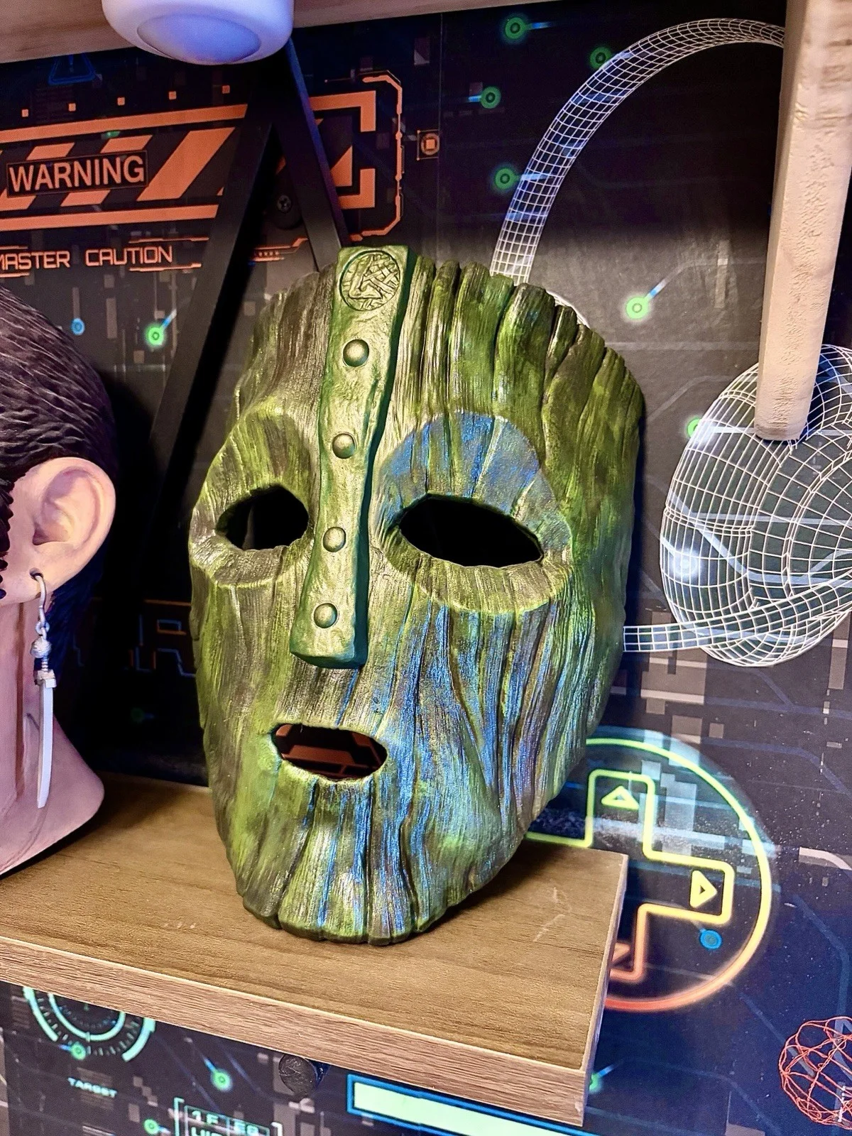 Loki's Mask 3D Printed Movie Prop Replica, image 3