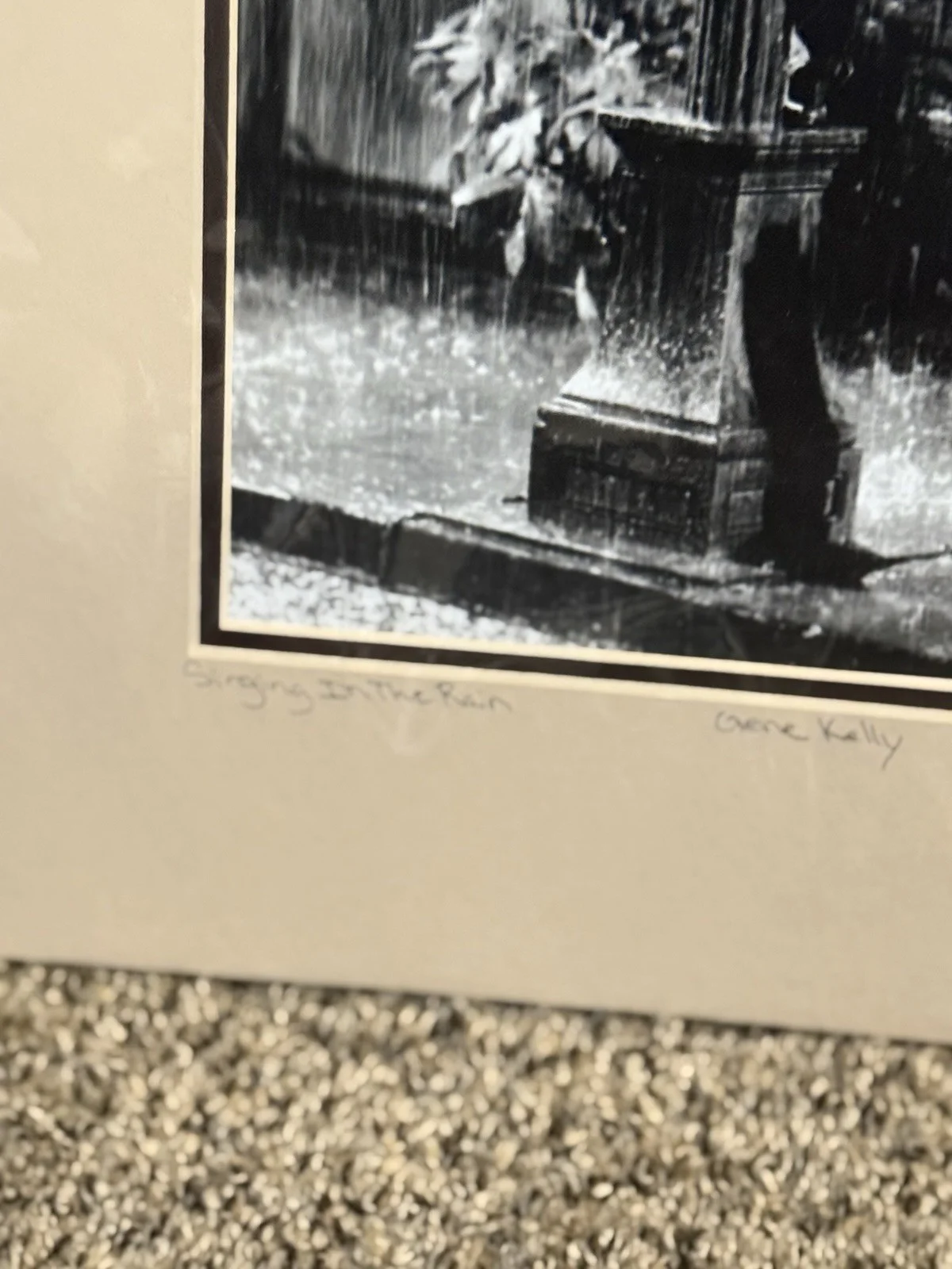 GENE KELLY "SINGING IN THE RAIN" MARK REUBEN GALLERY 16X20 MAT PHOTO NEW, изображение 3