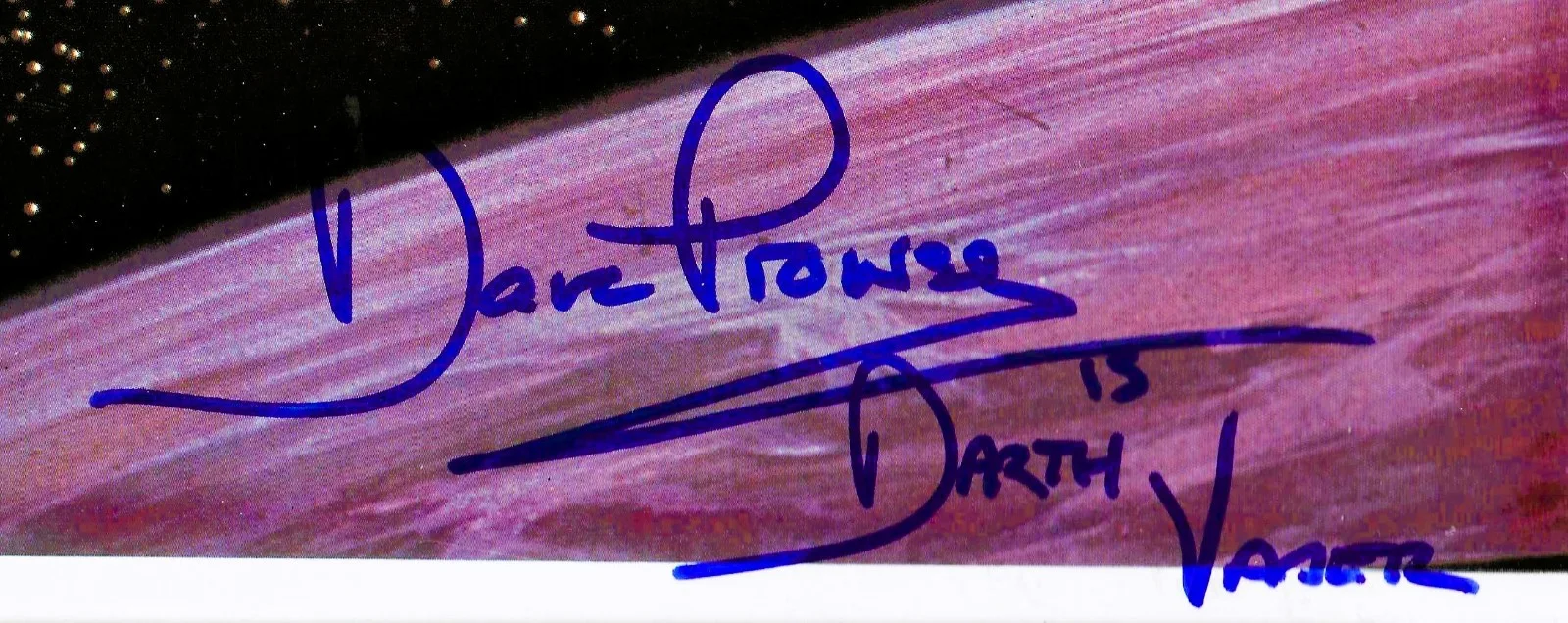 David Prowse — DAVID PROWSE (Original Darth Vader in STAR WARS) SIGNED 8x10 with COA, image 2