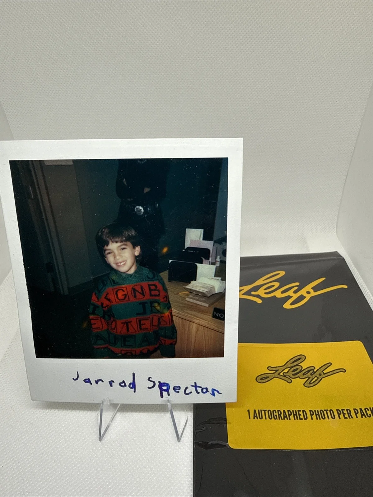 Jarrod Spector Signed Polaroid Broadway Jersey Boys /Beautiful Cher Show, изображение 3