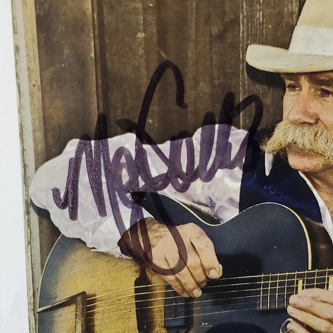 Mojo Collins — Mojo Collins Hand Signed Photo Card 4.25x5.5 Legendary Folk 'N Blues, image 2