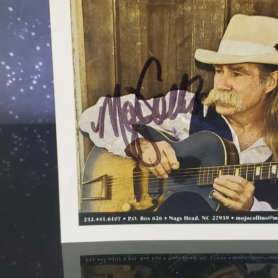 Mojo Collins — Mojo Collins Hand Signed Photo Card 4.25x5.5 Legendary Folk 'N Blues, image 5