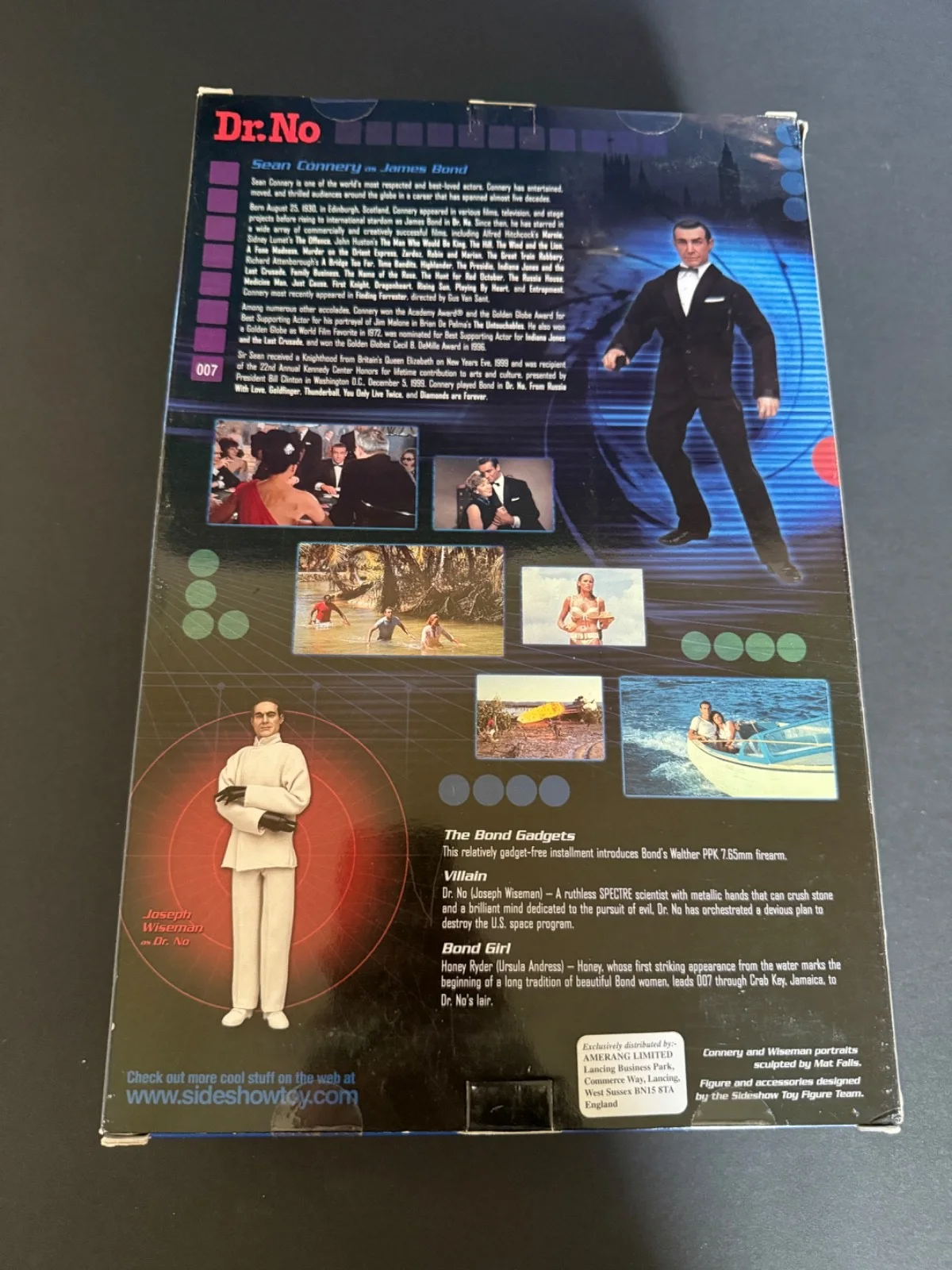 2002 Sideshow 12” 1/6 Figure JAMES BOND 007 - DR. NO - SEAN CONNERY, изображение 3