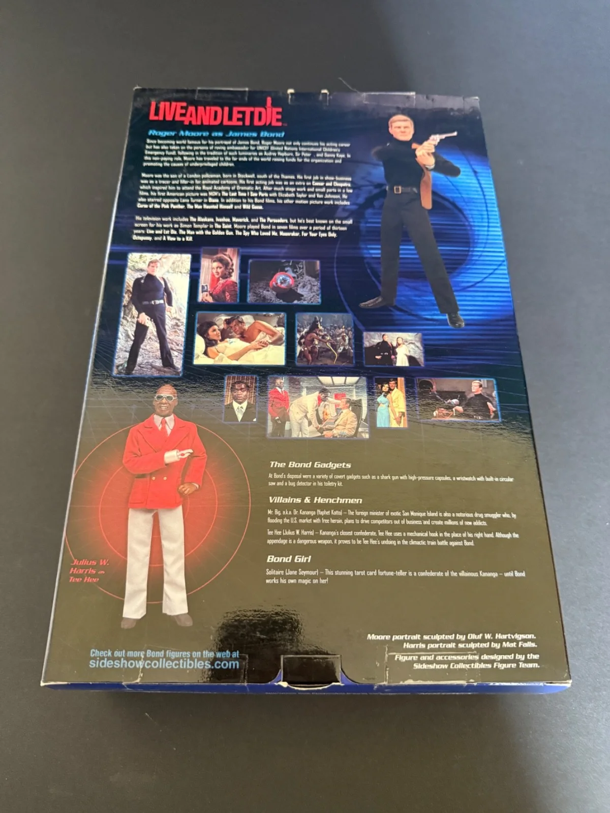 2002 Sideshow 12” 1/6 Figure JAMES BOND 007 - LIVE AND LET DIE - ROGER MOORE, изображение 3