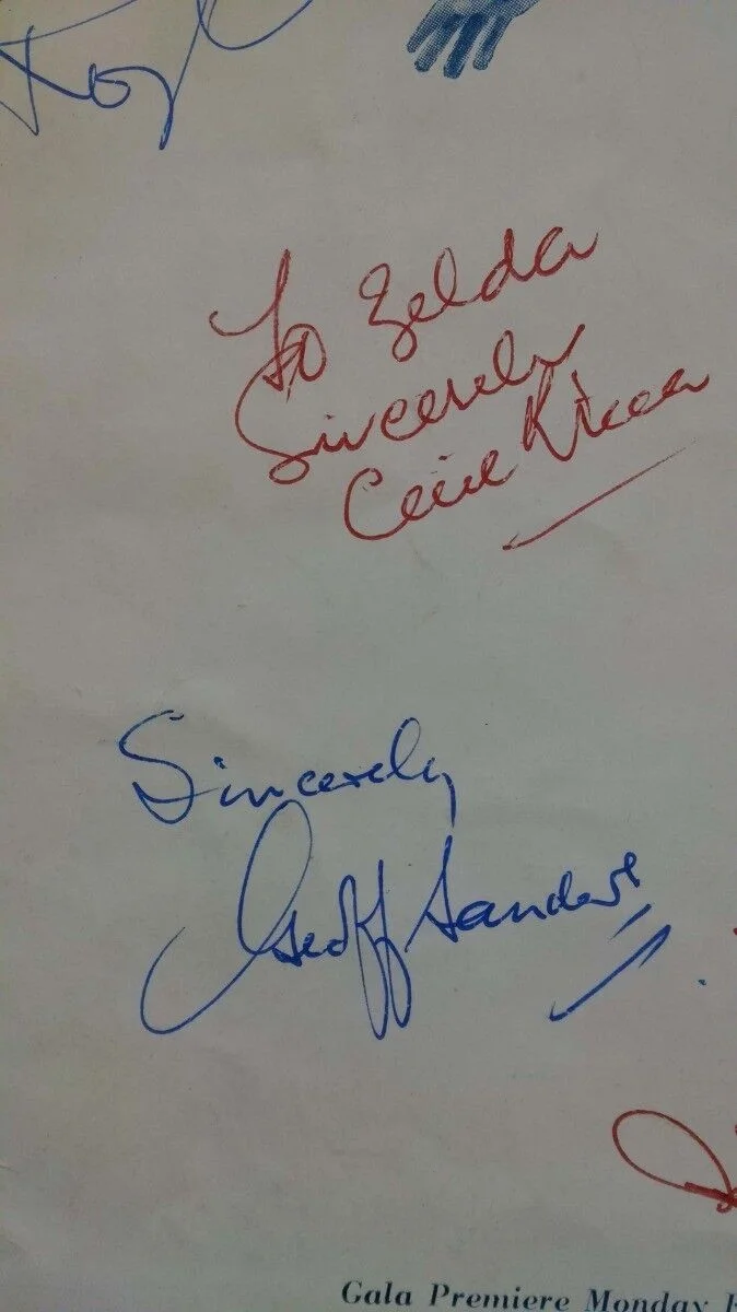 Old Signed Roy Castle Show Programe 9 Signatures Photo Actor Singer South Africa, изображение 3