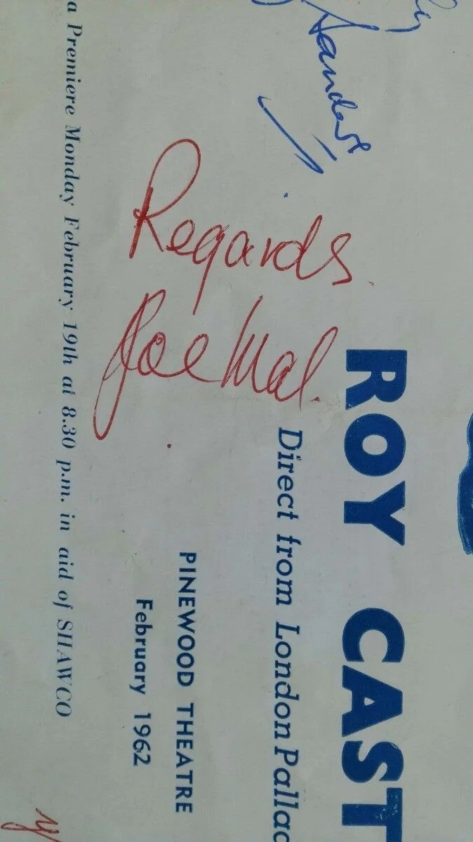 Old Signed Roy Castle Show Programe 9 Signatures Photo Actor Singer South Africa, изображение 4