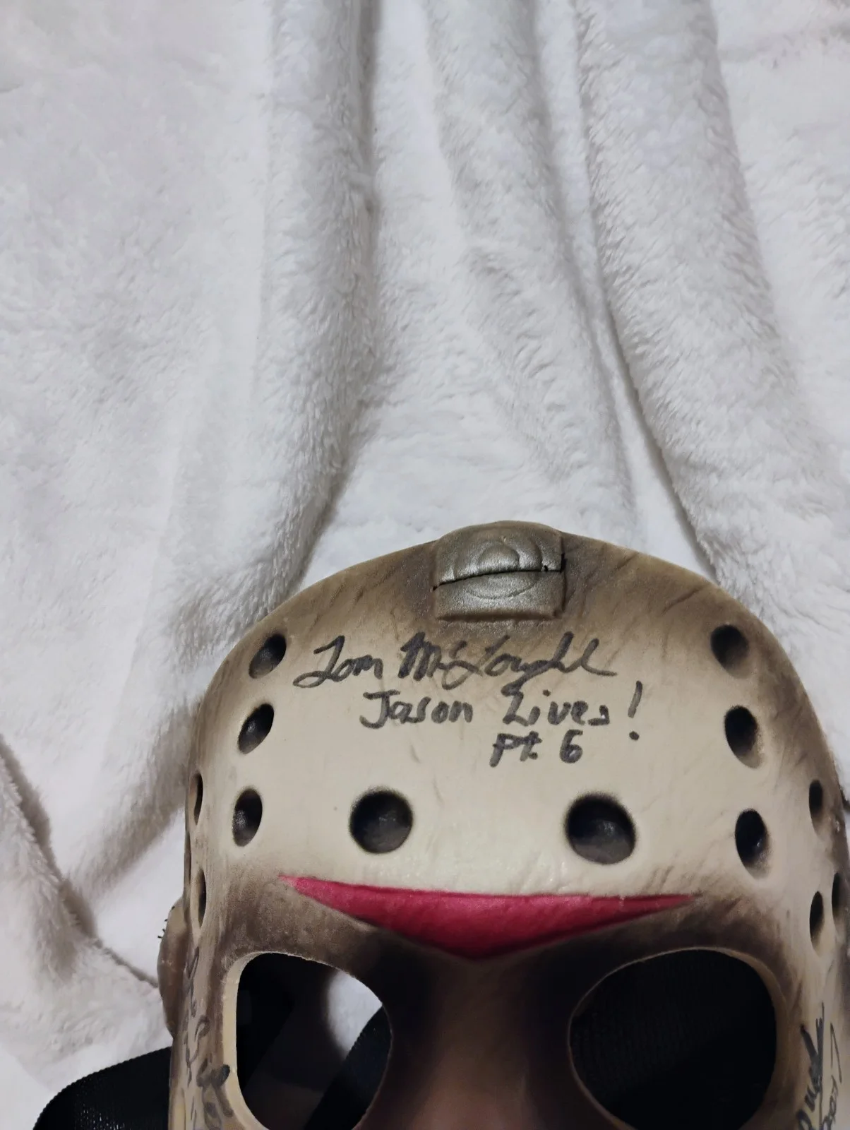 Jason Mask Signed By five Directors, image 5