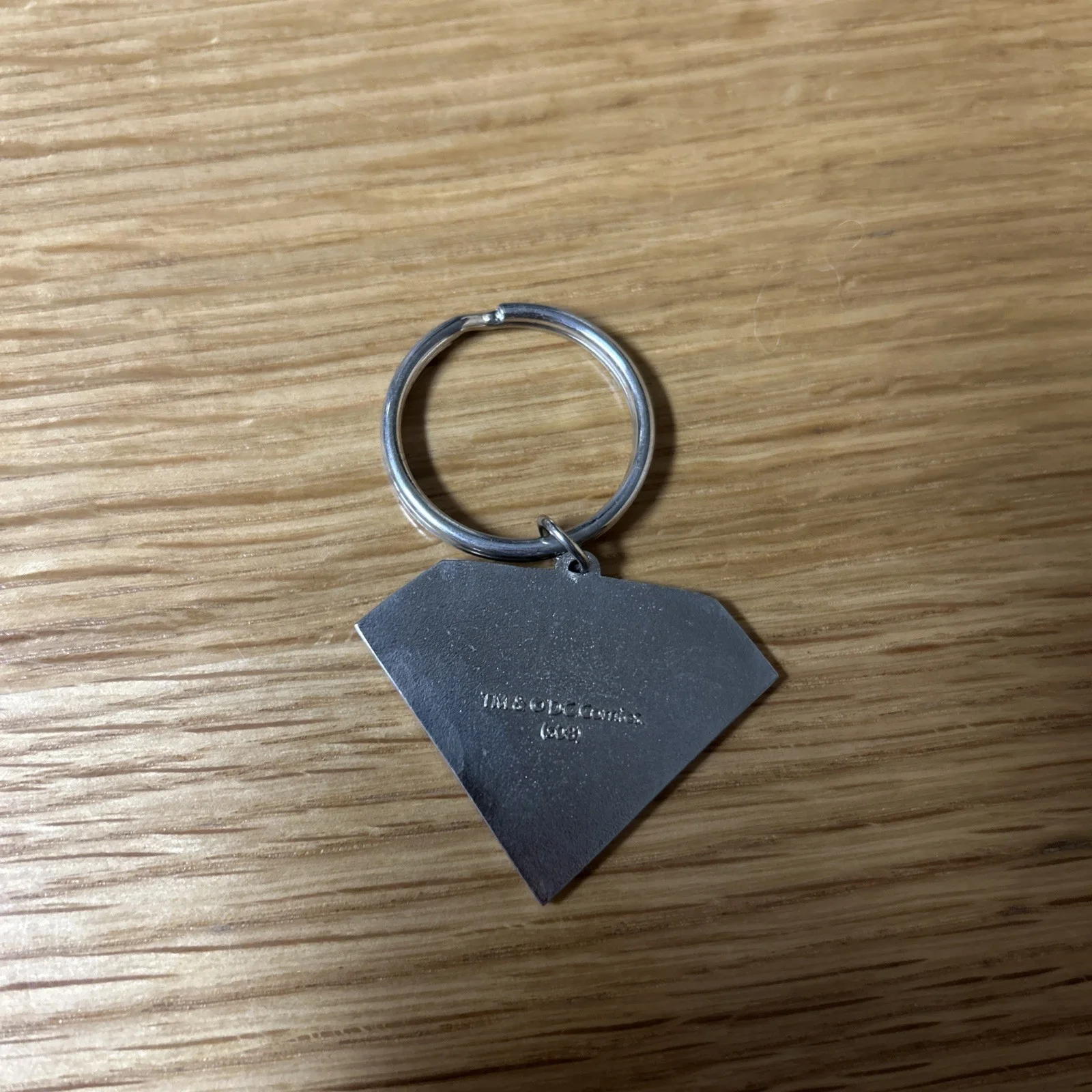 Official DC Superman Metal Key Ring Half Moon Bay New, image 3