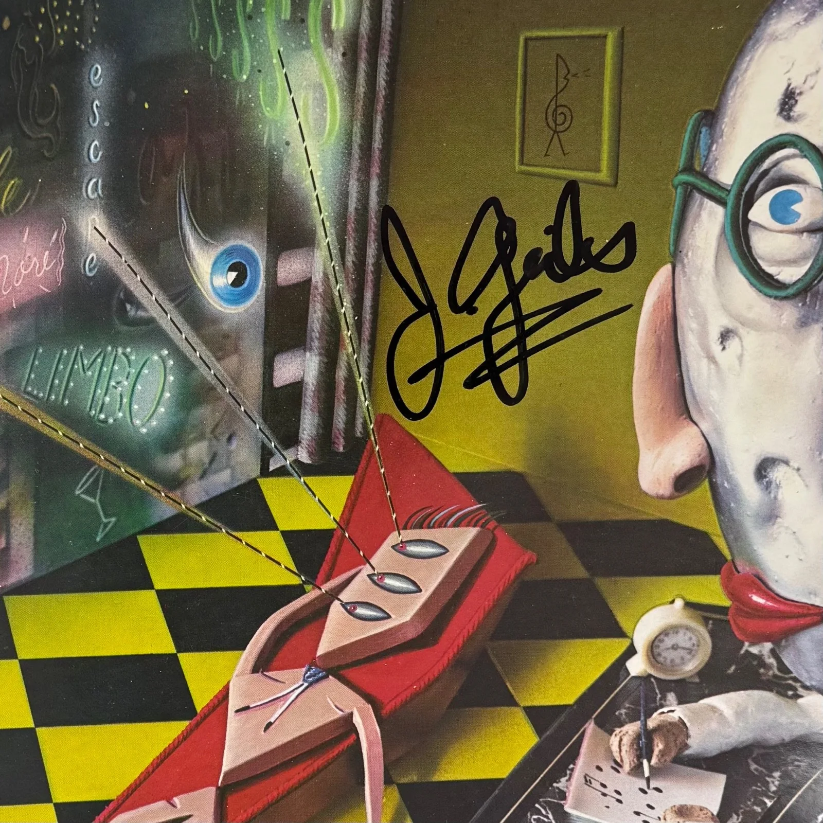 The J. Geils Band Signed Autograph Freeze Frame Vinyl Record Album by 3 JSA COA, изображение 2