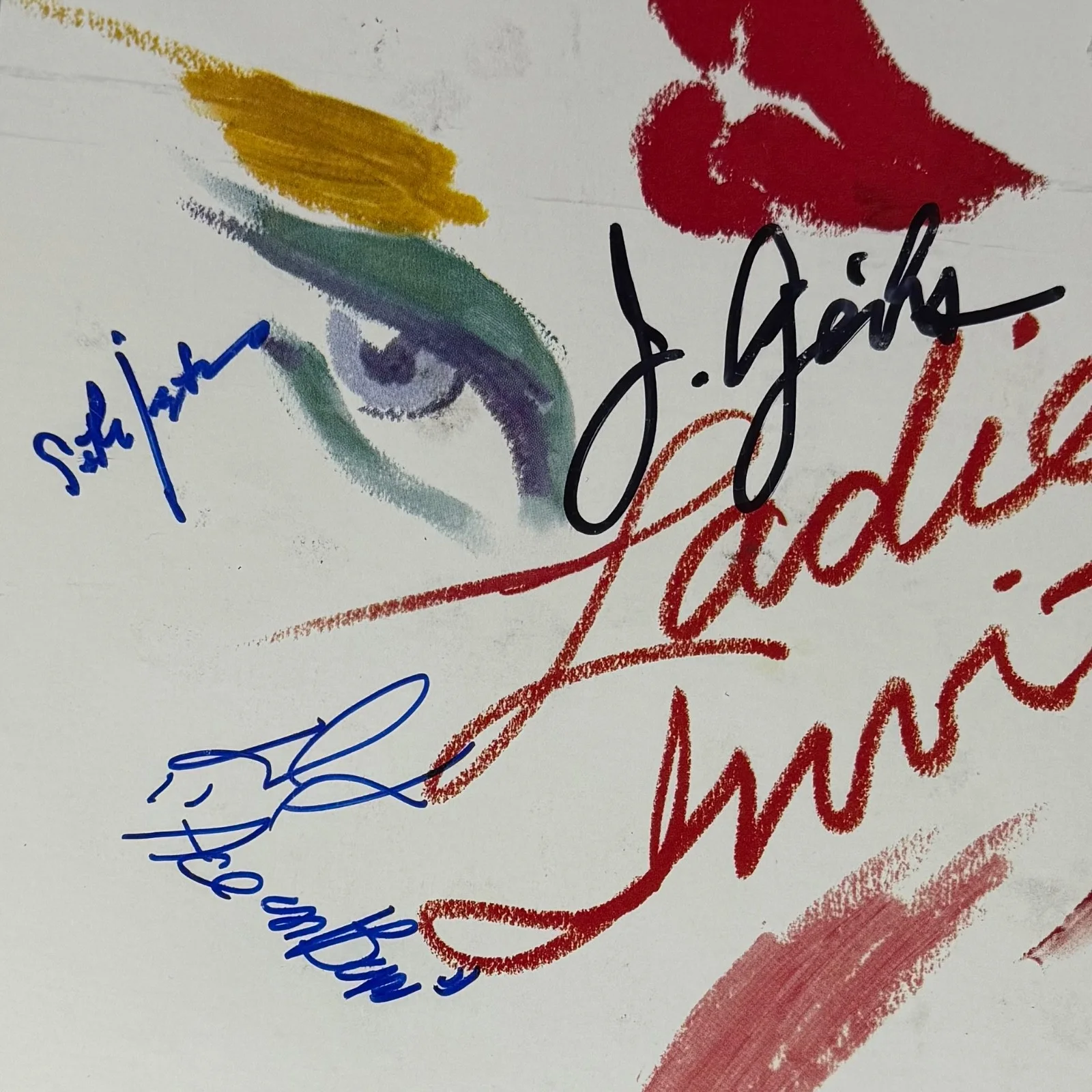 The J. Geils Band Signed Autograph Ladies Invited Vinyl Record LP by 3 JSA COA, image 2