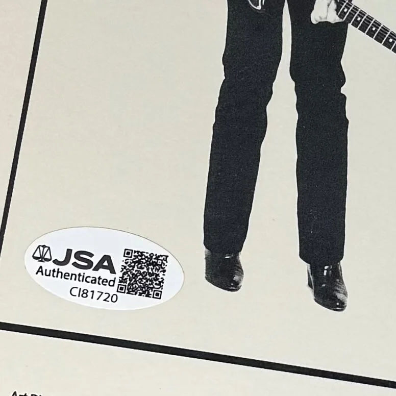The J. Geils Band Signed Autograph Flashback Best Of Vinyl Record LP by 2 JSA, image 4
