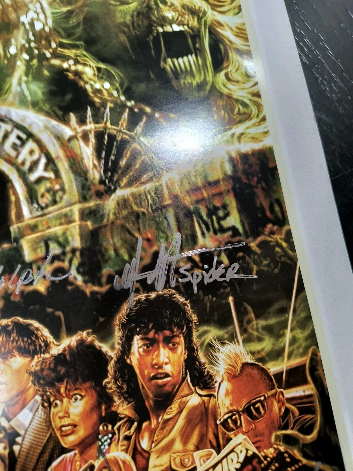 Return Of The Living Dead Tarman Horror Limited COA ROTLD Signed X 7 Cast Poster, image 5
