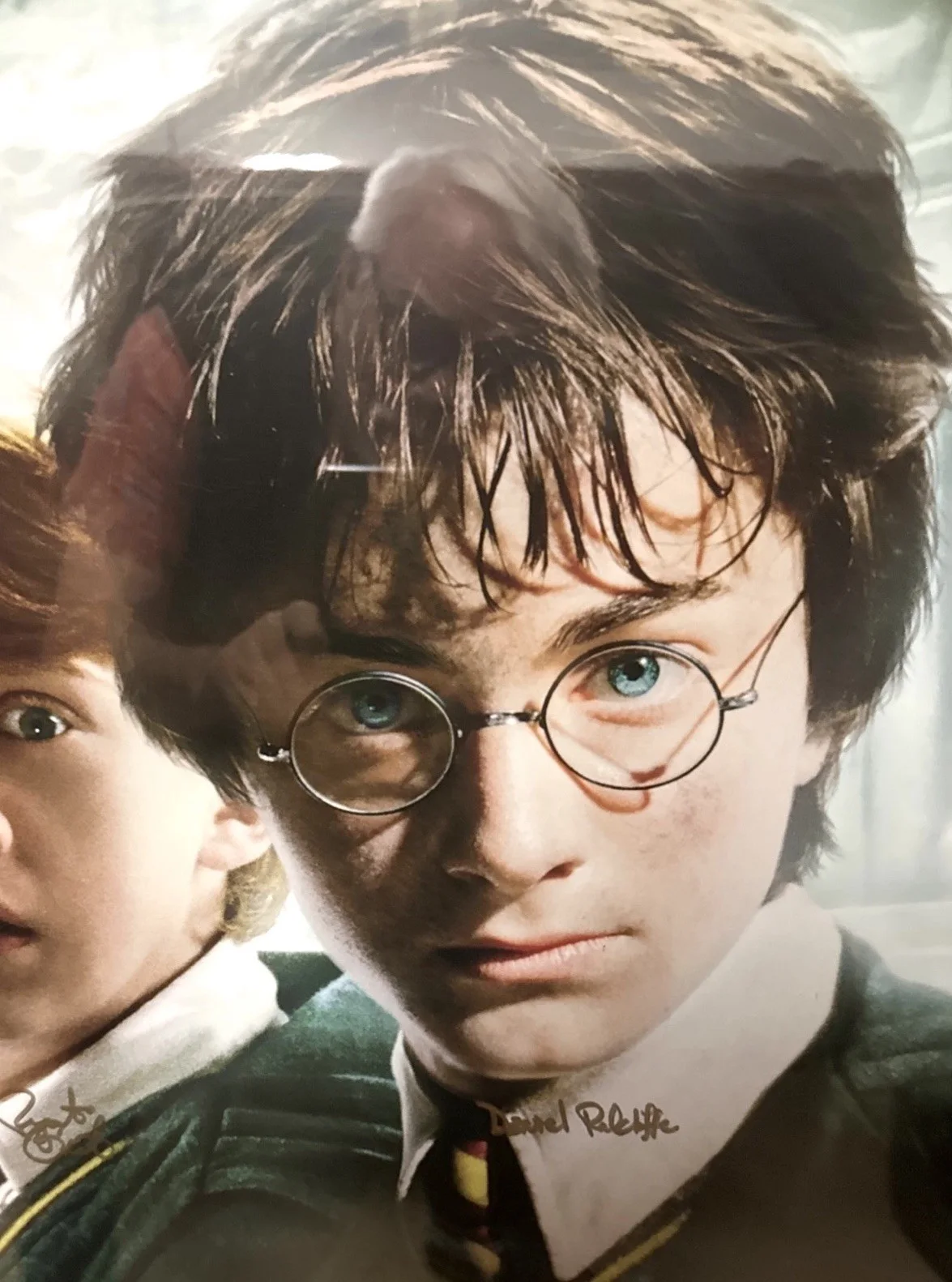 Ratcliffe, Watson, Grint, Smith, Rickman — HARRY POTTER SALE Chamber of Secrets FRAMED Disney COA Cast Signed OOAK RARE, изображение 2
