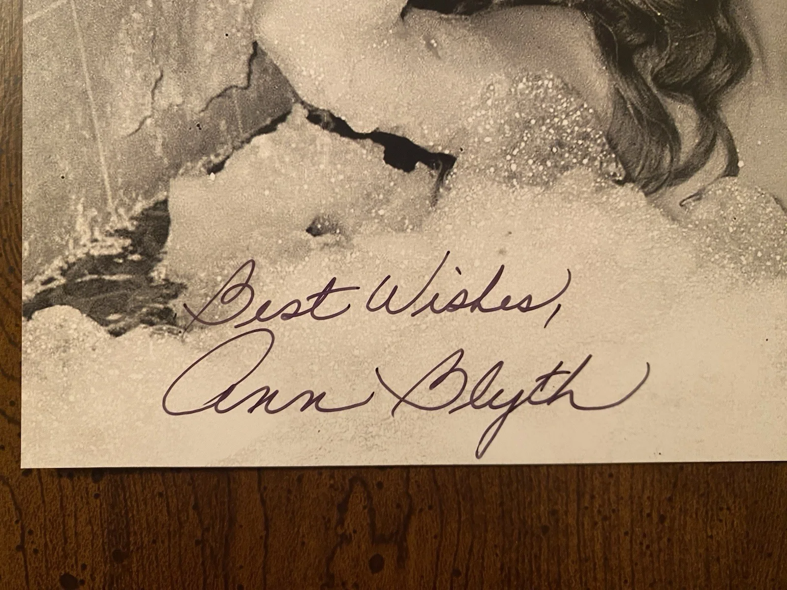 Ann Blyth — Ann Blyth Signed Autograph Photo Mr Peabody And The Mermaid Beckett BAS, image 2