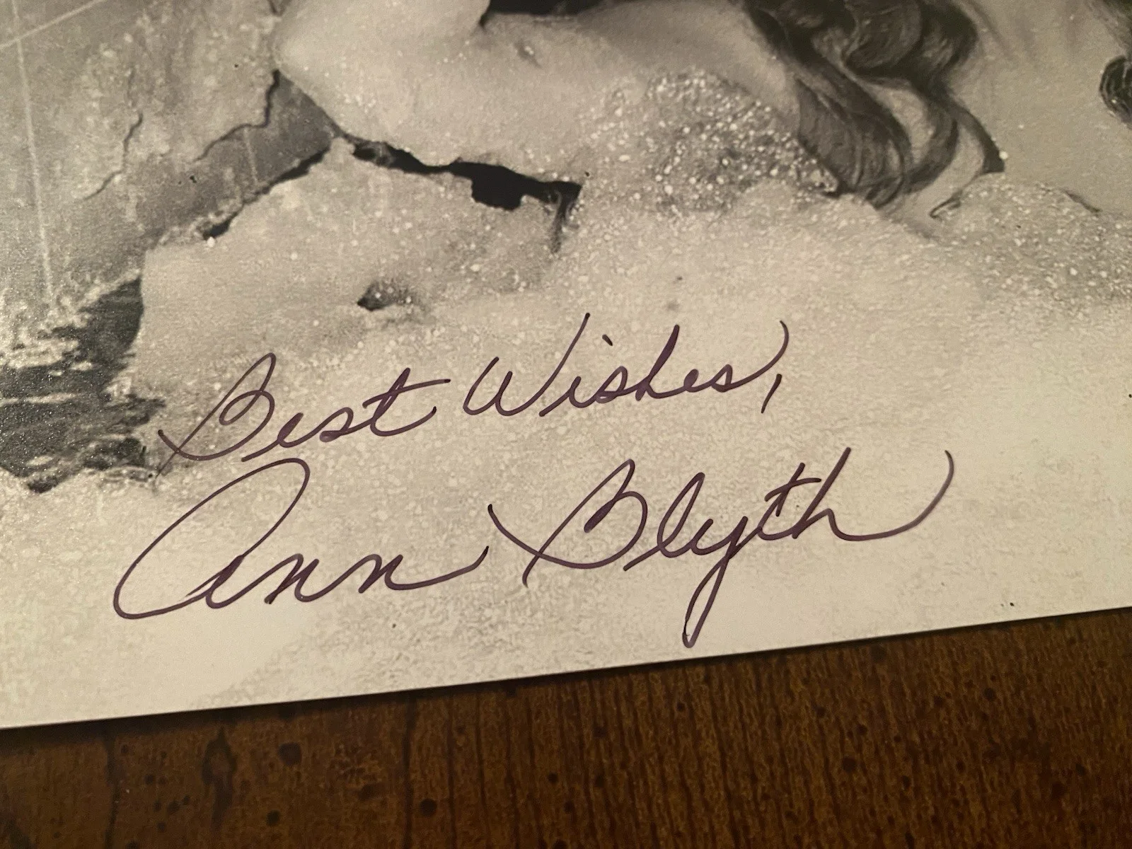 Ann Blyth — Ann Blyth Signed Autograph Photo Mr Peabody And The Mermaid Beckett BAS, image 3